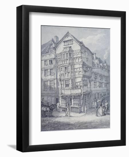 Chancery Lane, London, 1814-Thomas Hearne-Framed Giclee Print