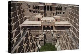 Chand Baori Step Well at Abhaneri, Rajasthan, India, Asia-Martin Child-Stretched Canvas