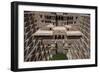 Chand Baori Step Well at Abhaneri, Rajasthan, India, Asia-Martin Child-Framed Photographic Print