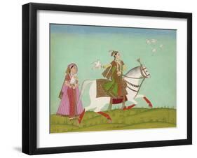 Chand Bibi Hawking-null-Framed Giclee Print