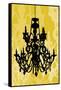 Chandelier 1 Yellow-Sharyn Sowell-Framed Stretched Canvas