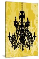 Chandelier 1 Yellow-Sharyn Sowell-Stretched Canvas