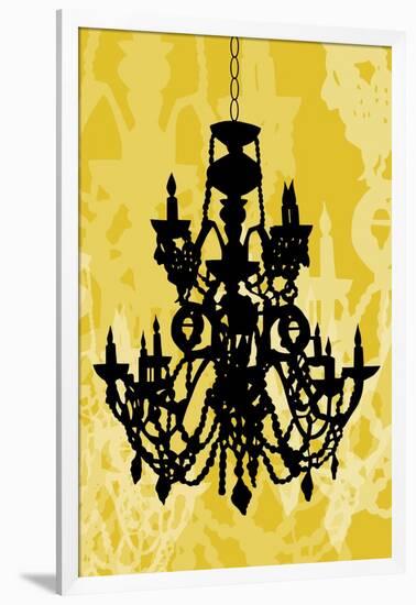 Chandelier 1 Yellow-Sharyn Sowell-Framed Giclee Print