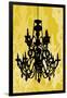 Chandelier 1 Yellow-Sharyn Sowell-Framed Giclee Print