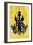 Chandelier 1 Yellow-Sharyn Sowell-Framed Giclee Print