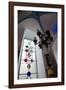 Chandelier at a synagogue, Ari Ashkenazi Synagogue, Safed, Upper Galilee, Israel-null-Framed Photographic Print