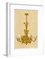 Chandelier, at Crys Pal-null-Framed Art Print