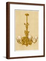 Chandelier, at Crys Pal-null-Framed Art Print