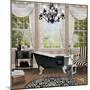 Chandelier Bath I-Elizabeth Medley-Mounted Art Print