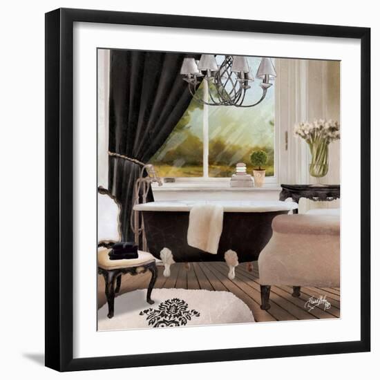 Chandelier Bath II-Elizabeth Medley-Framed Art Print