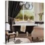 Chandelier Bath II-Elizabeth Medley-Stretched Canvas