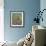 Chandelier Blue-Amy Dixon-Framed Giclee Print displayed on a wall