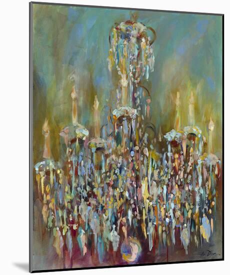 Chandelier Blue-Amy Dixon-Mounted Giclee Print