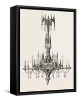 Chandelier, from France-null-Framed Stretched Canvas