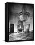 Chandelier Hanging in East Room of White House-null-Framed Stretched Canvas