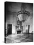 Chandelier Hanging in East Room of White House-null-Stretched Canvas