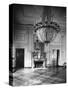 Chandelier Hanging in East Room of White House-null-Stretched Canvas