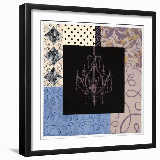 Chandelier II-Pamela Desgrosellier-Framed Art Print