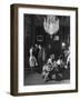 Chandelier in Guy De Rothschild's Castle De Ferrieres-Loomis Dean-Framed Photographic Print