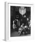 Chandelier in Guy De Rothschild's Castle De Ferrieres-Loomis Dean-Framed Photographic Print