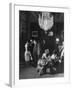 Chandelier in Guy De Rothschild's Castle De Ferrieres-Loomis Dean-Framed Photographic Print