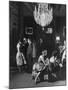 Chandelier in Guy De Rothschild's Castle De Ferrieres-Loomis Dean-Mounted Photographic Print