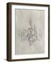 Chandelier Schematic I-Ethan Harper-Framed Art Print