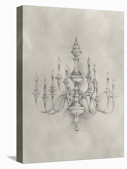 Chandelier Schematic I-Ethan Harper-Stretched Canvas