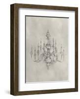 Chandelier Schematic I-Ethan Harper-Framed Art Print