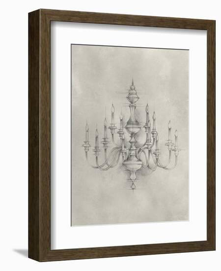 Chandelier Schematic I-Ethan Harper-Framed Art Print