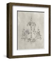 Chandelier Schematic II-Ethan Harper-Framed Art Print