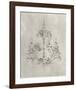 Chandelier Schematic II-Ethan Harper-Framed Art Print