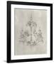 Chandelier Schematic II-Ethan Harper-Framed Art Print