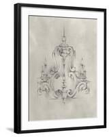 Chandelier Schematic II-Ethan Harper-Framed Art Print