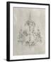 Chandelier Schematic II-Ethan Harper-Framed Art Print