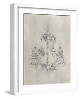 Chandelier Schematic II-Ethan Harper-Framed Art Print