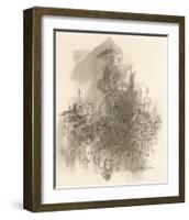 Chandelier Sepia-Amy Dixon-Framed Giclee Print