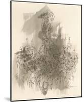 Chandelier Sepia-Amy Dixon-Mounted Giclee Print