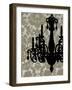 Chandelier Silhouette I-Ethan Harper-Framed Art Print