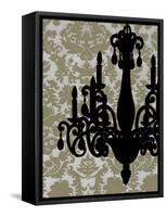 Chandelier Silhouette I-Ethan Harper-Framed Stretched Canvas