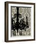 Chandelier Silhouette II-Ethan Harper-Framed Art Print