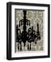 Chandelier Silhouette II-Ethan Harper-Framed Art Print