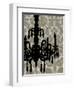 Chandelier Silhouette II-Ethan Harper-Framed Art Print