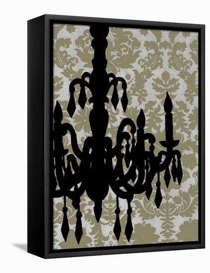 Chandelier Silhouette II-Ethan Harper-Framed Stretched Canvas