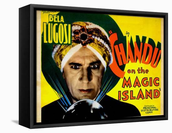 Chandu on the Magic Island, Bela Lugosi, 1935-null-Framed Stretched Canvas
