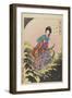Chang-E Ascending to the Moon, August 1885-Tsukioka Yoshitoshi-Framed Giclee Print