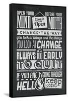 Change Set Grey-Vintage Vector Studio-Framed Stretched Canvas