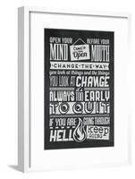 Change Set Grey-Vintage Vector Studio-Framed Art Print