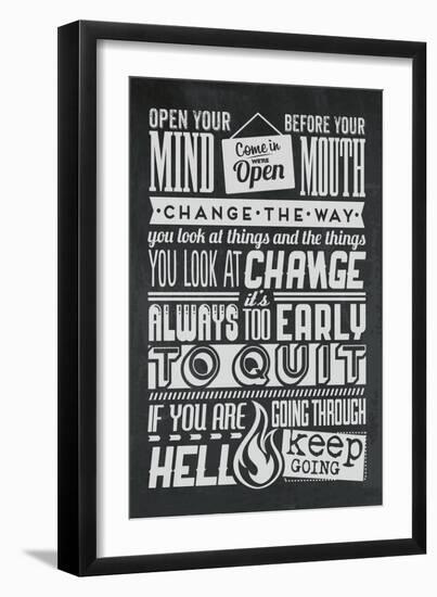 Change Set Grey-Vintage Vector Studio-Framed Art Print