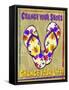 Change Your Shoes-Kate Ward Thacker-Framed Stretched Canvas